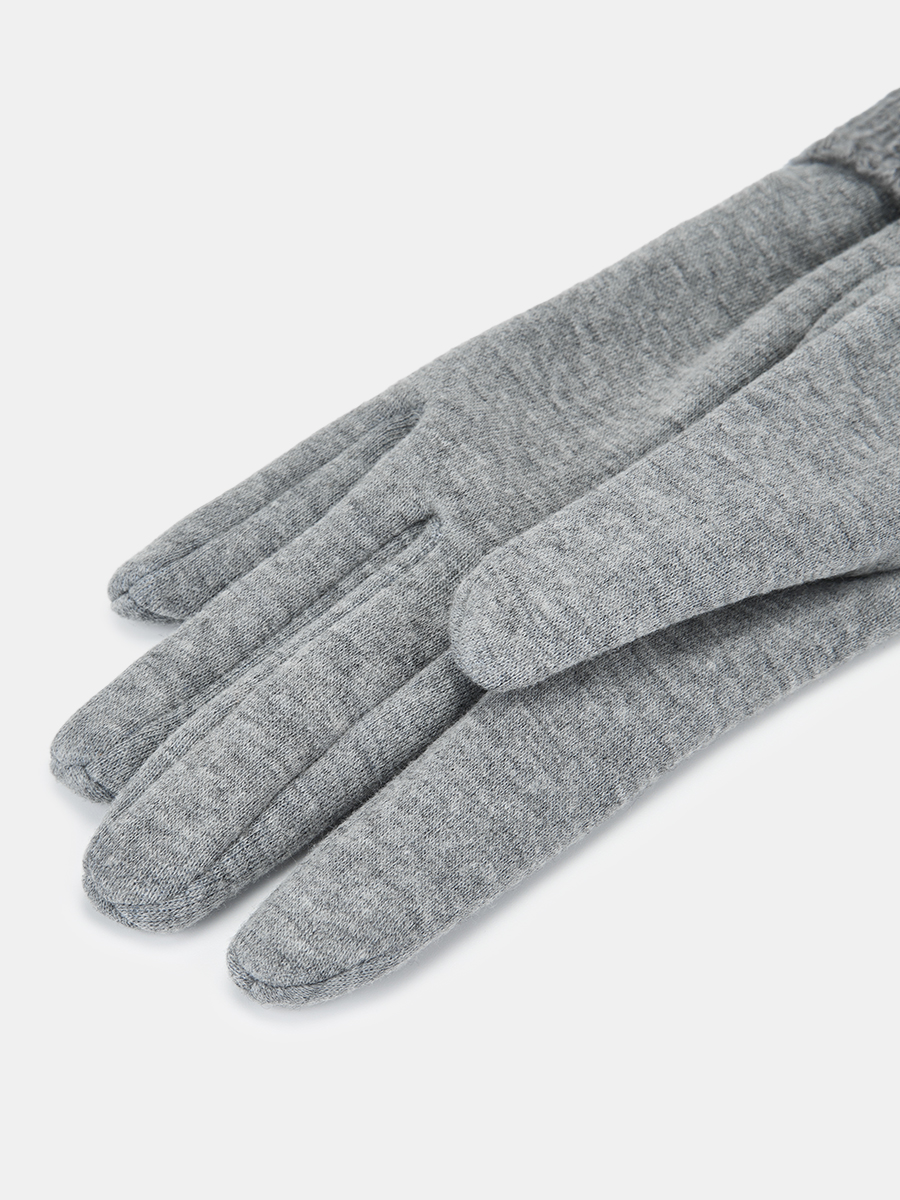 LB-PH-90-RF-grey_Н Перчатки жен.трикотаж 50% хло пок,50%полиэстер,серый