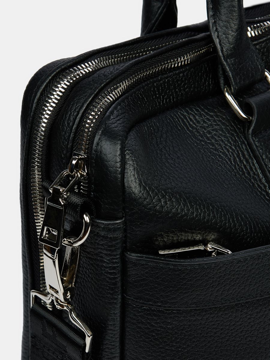 Сумка мужская из натуральной кожи, 25х38х8