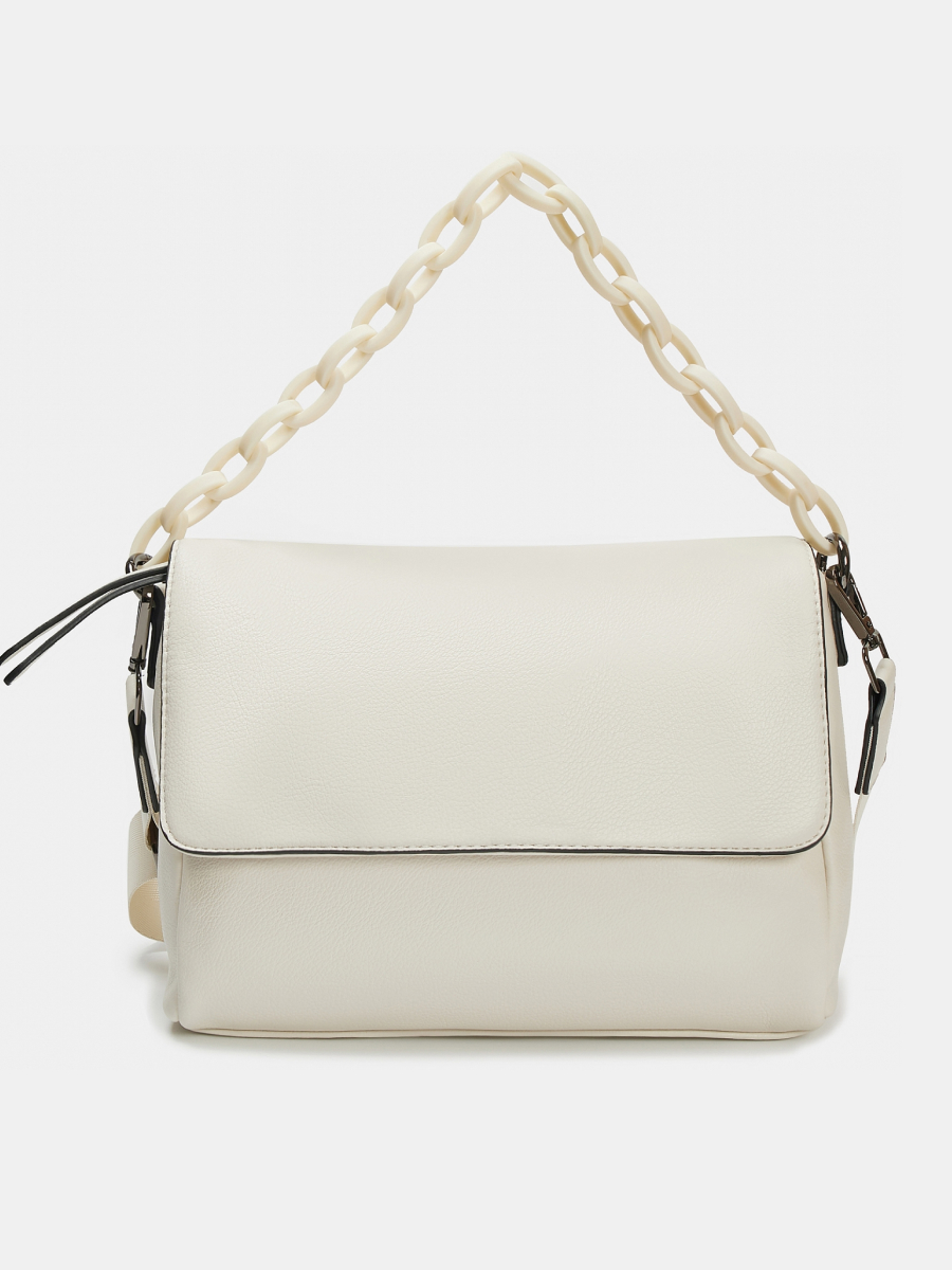 Сумка женская, бежевая, 28*23*7 