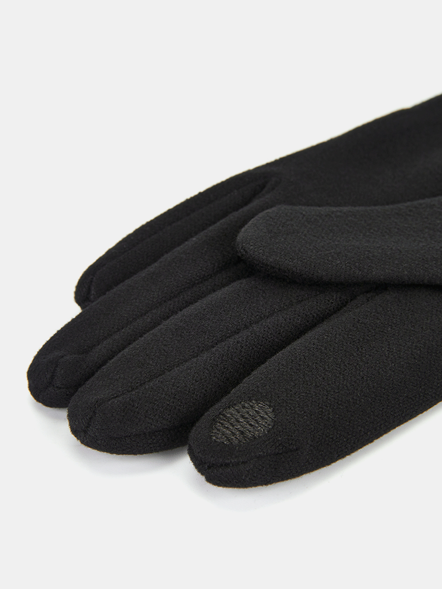 RMM5-1_Н Перчатки мужские 100%полиэстер черные