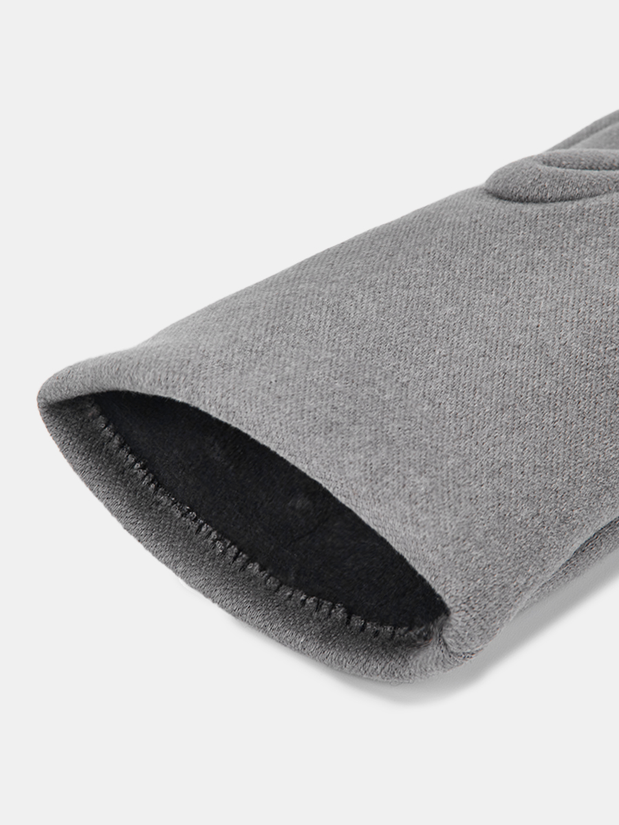 RM16-39_Н Перчатки женские Ralf Ringer 100% полиэстер,б/р,светло-серы