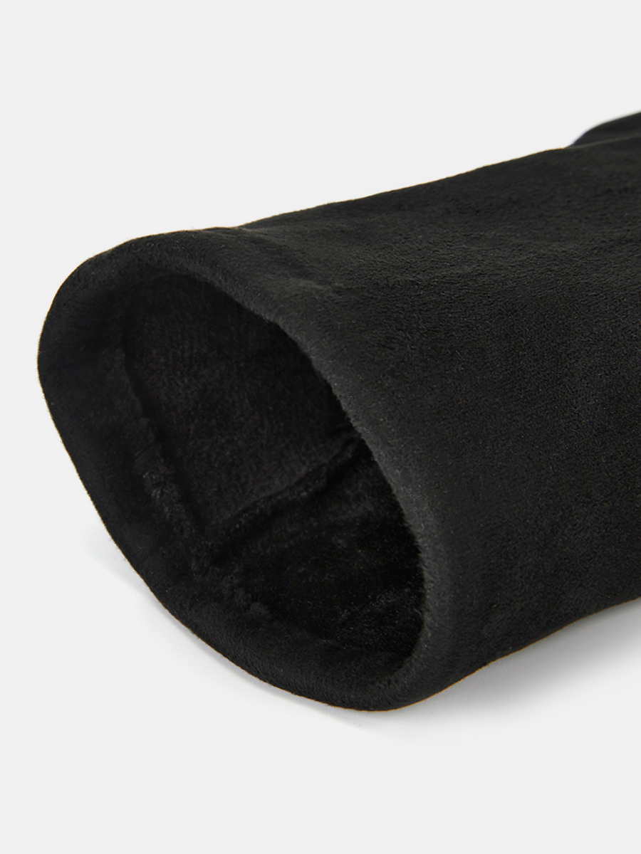 RM10-1_Н Перчатки женские 90%полиэстер, 10%эластан черные