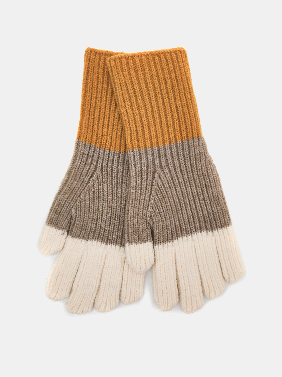 АУГП110600_Н Перчатки жен.Ralf Ringer,80%ше рсть,20%нейлон,1 размер,желтые