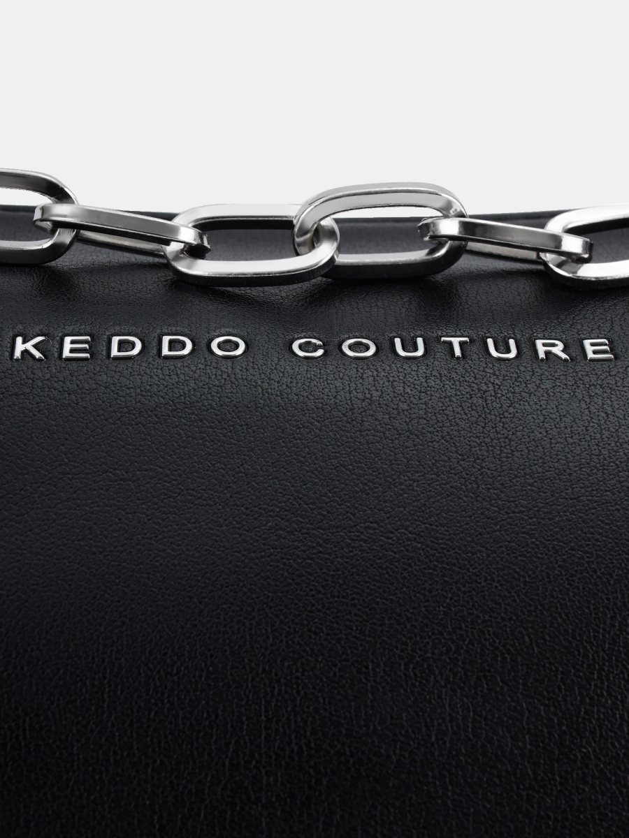 328106/02-01 Сумка женская,иск.кожа,KEDDO COUTURE,27*14*10,черн