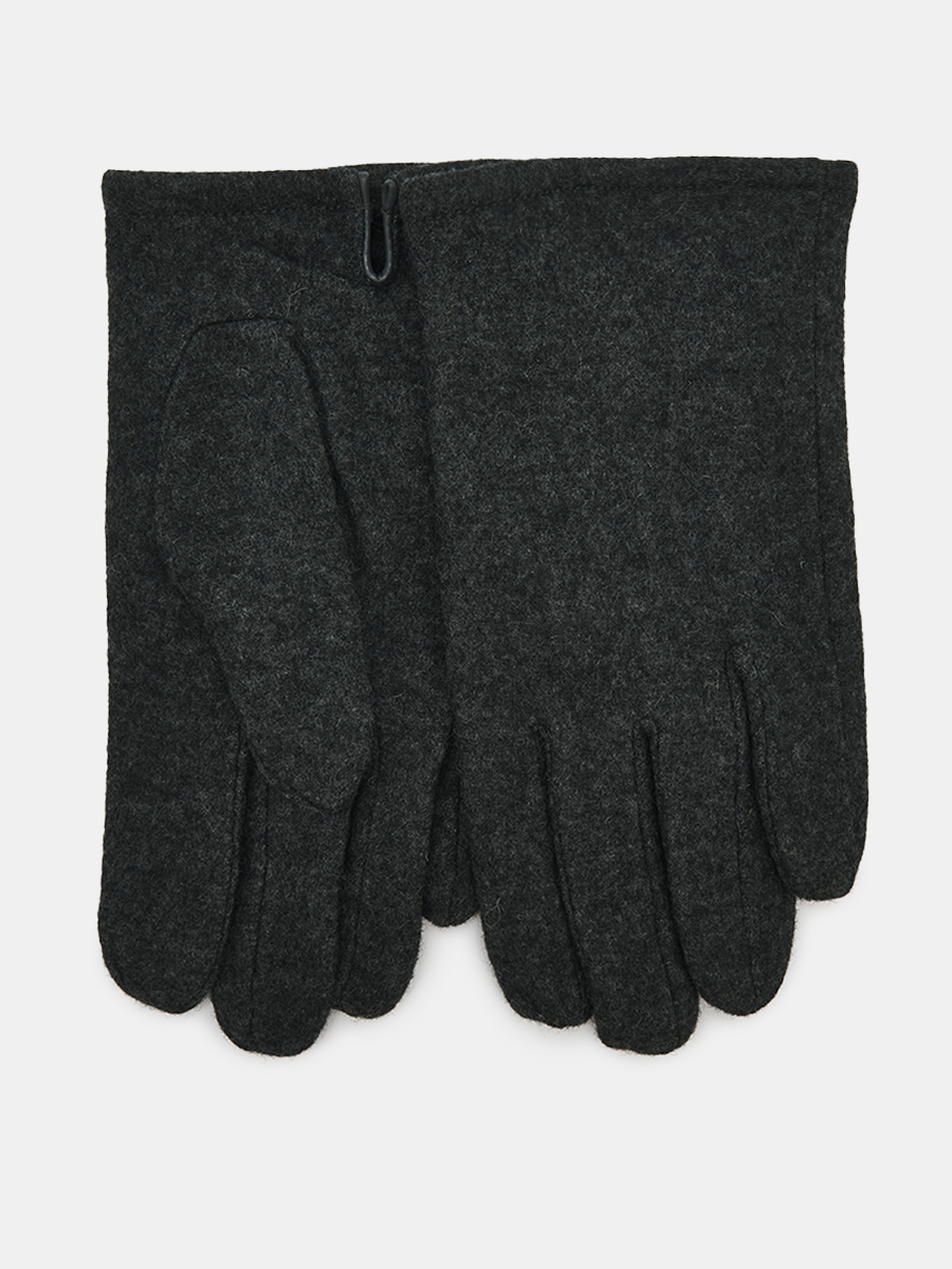 АУГП114600_Н Перчатки муж.Ralf Ringer,80% шерсть,20%нейлон,1 размер,сер