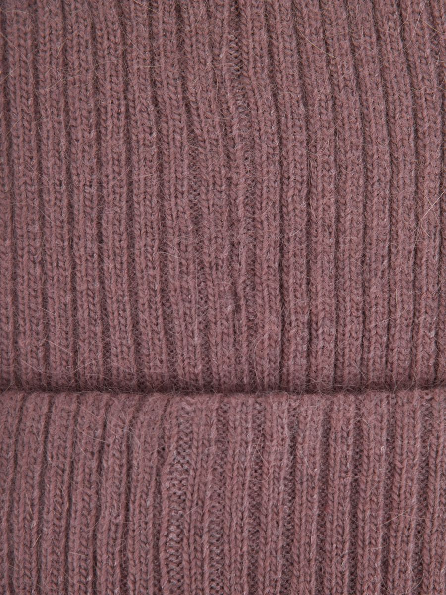 110323P-18470-22_Н Шапка женская,50%акрил,30%виск оза,20%ангора,лиловая