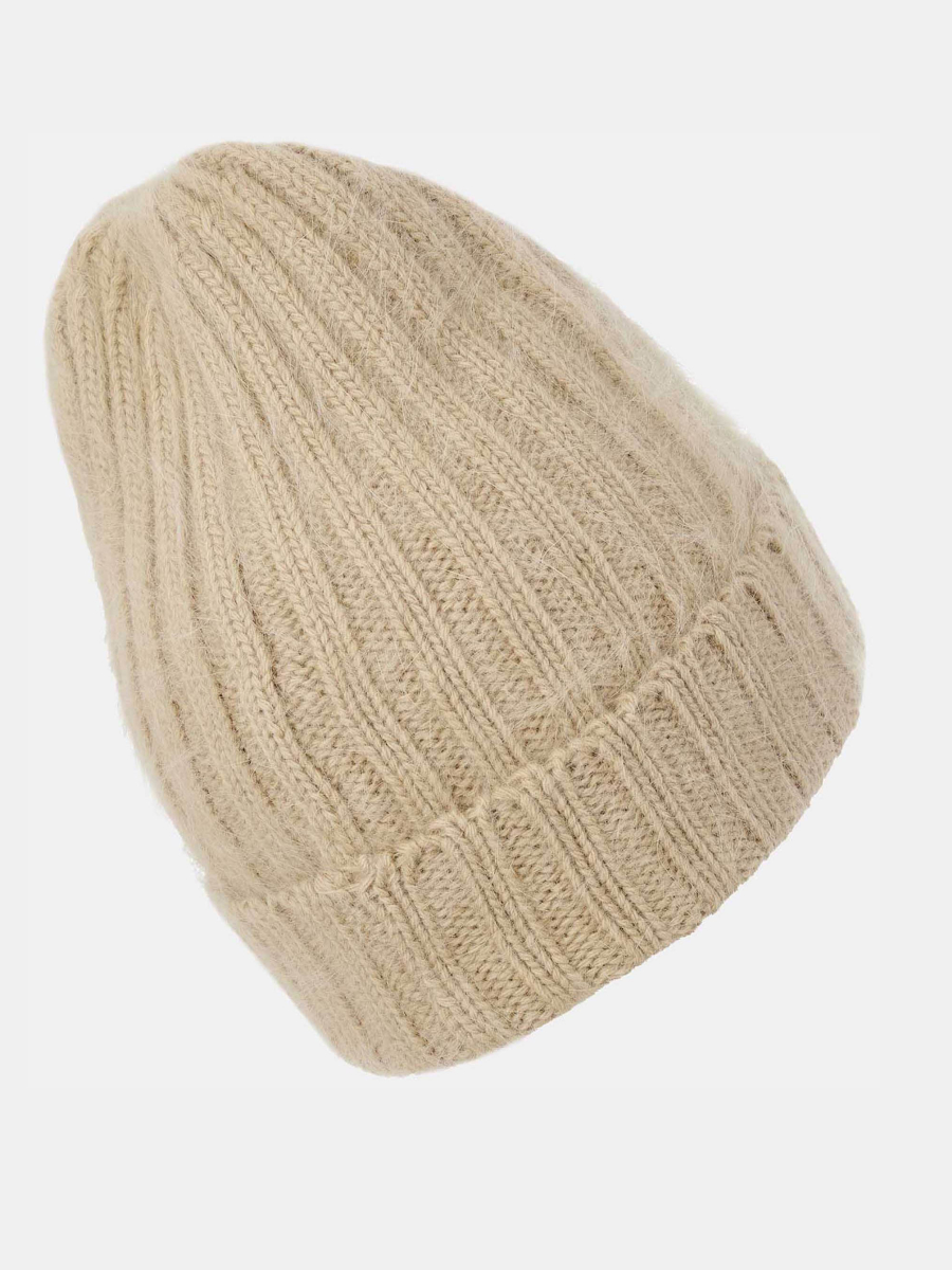 RF-J44007-Бежевый Шапка женская Labbra 60%анго р40%нейлон,р.57 бежевая