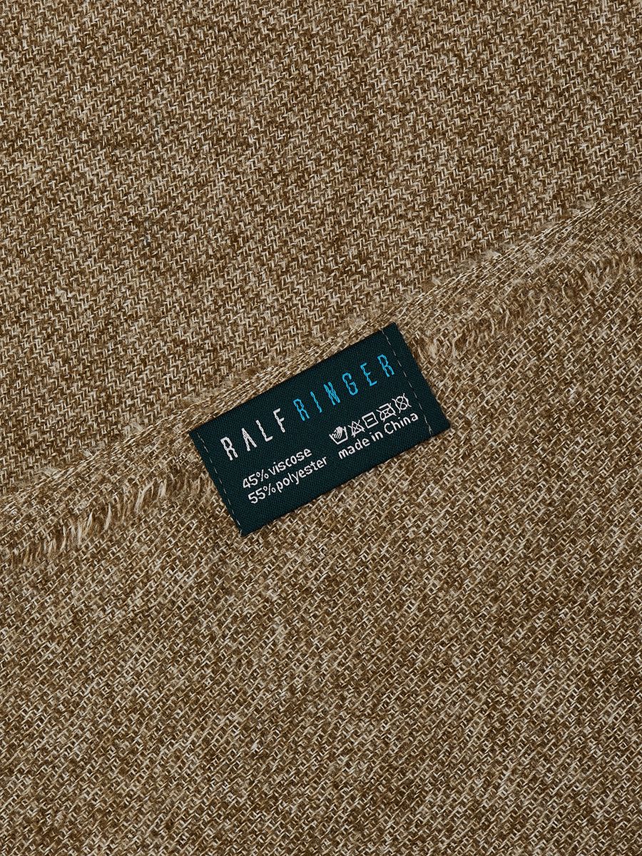 АУГШ107500 Палантин женский Ralf Ringer55 %полиэстер45%вискоз,70*180,беж