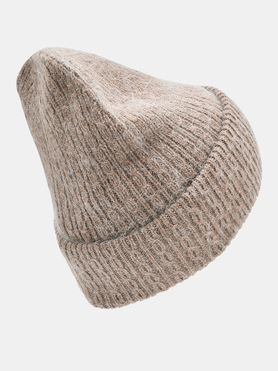 АУГЧ091600 Шапка женск.Ralf Ringer90%анго ра,10%кашемир,бежевая