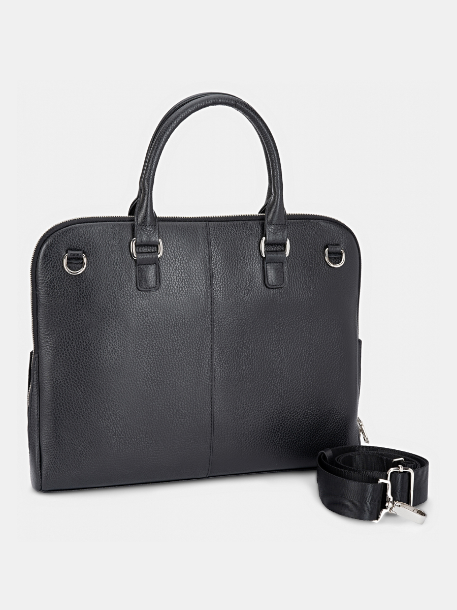 Сумка мужская из натуральной кожи, 38х30,5х4,5 