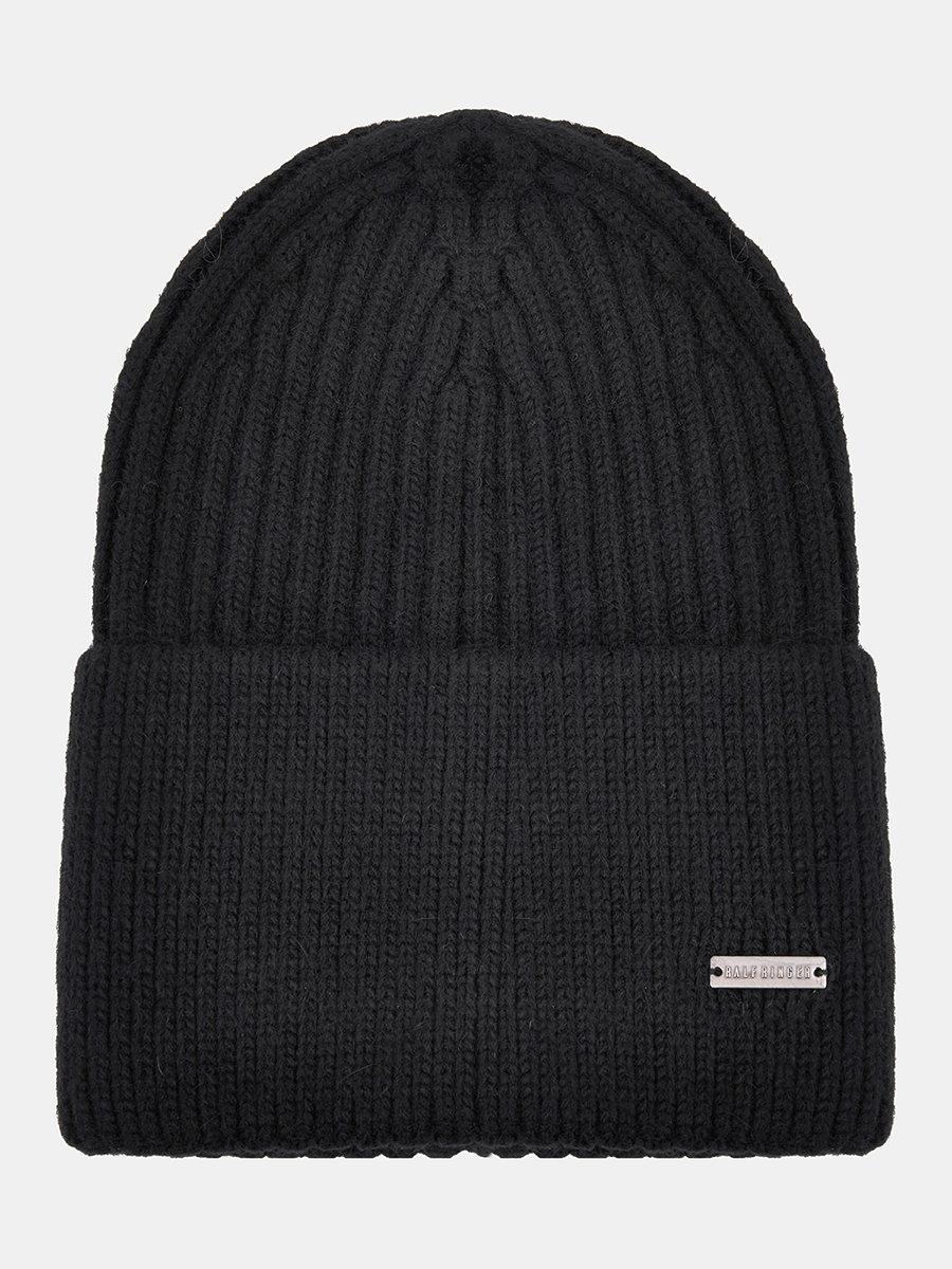 MERSEYSIDE03-P-01 Шапка женская,60%нейлон,30%вис коза,10%ангора,черная