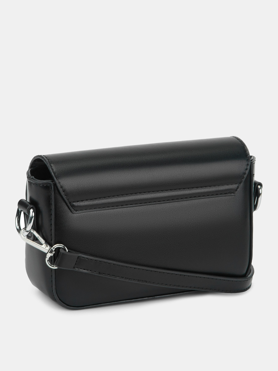 Сумка женская, черная, 20х6х13