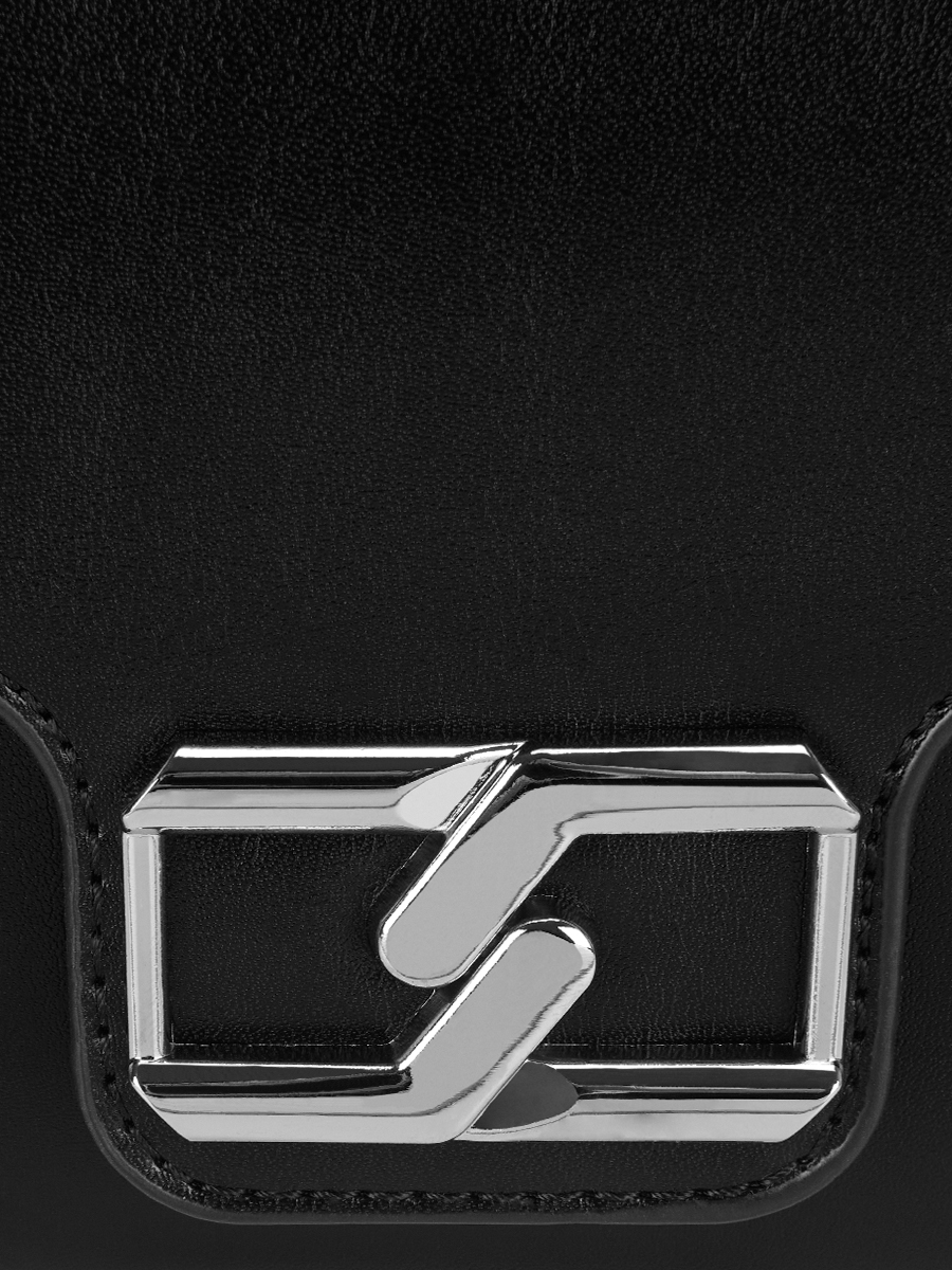 Сумка женская, черная, 20х6х13