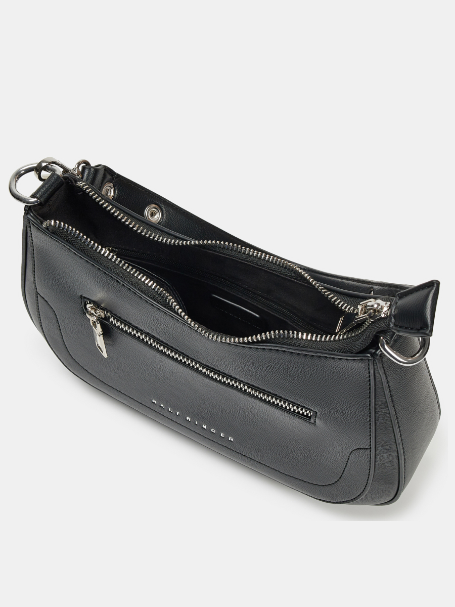 337106/31-01RF Сумка женская,искуственная кожа, 28*6*19 черная