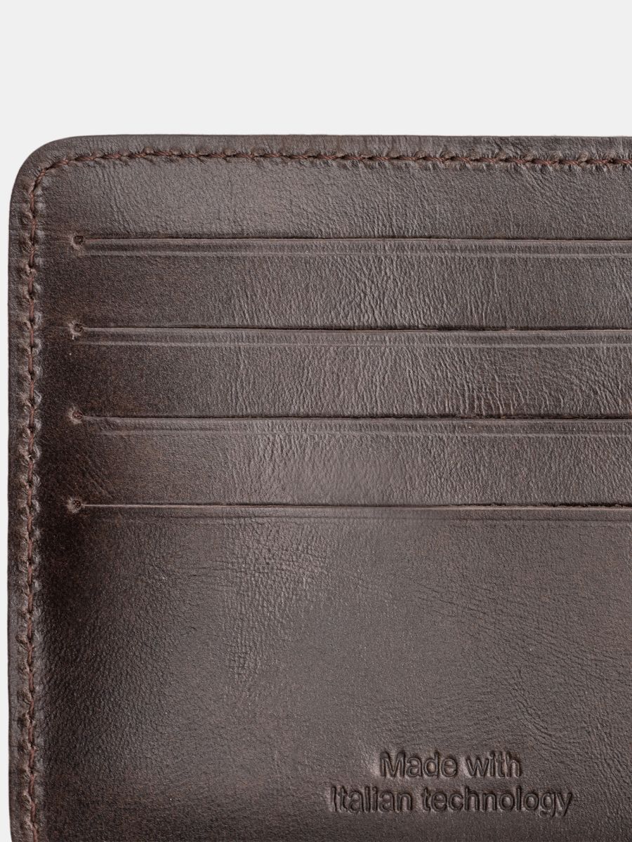IZ307-P058-K024-R Портмоне с RFID-защитой натур. кожа,125мм*90мм,коричневый