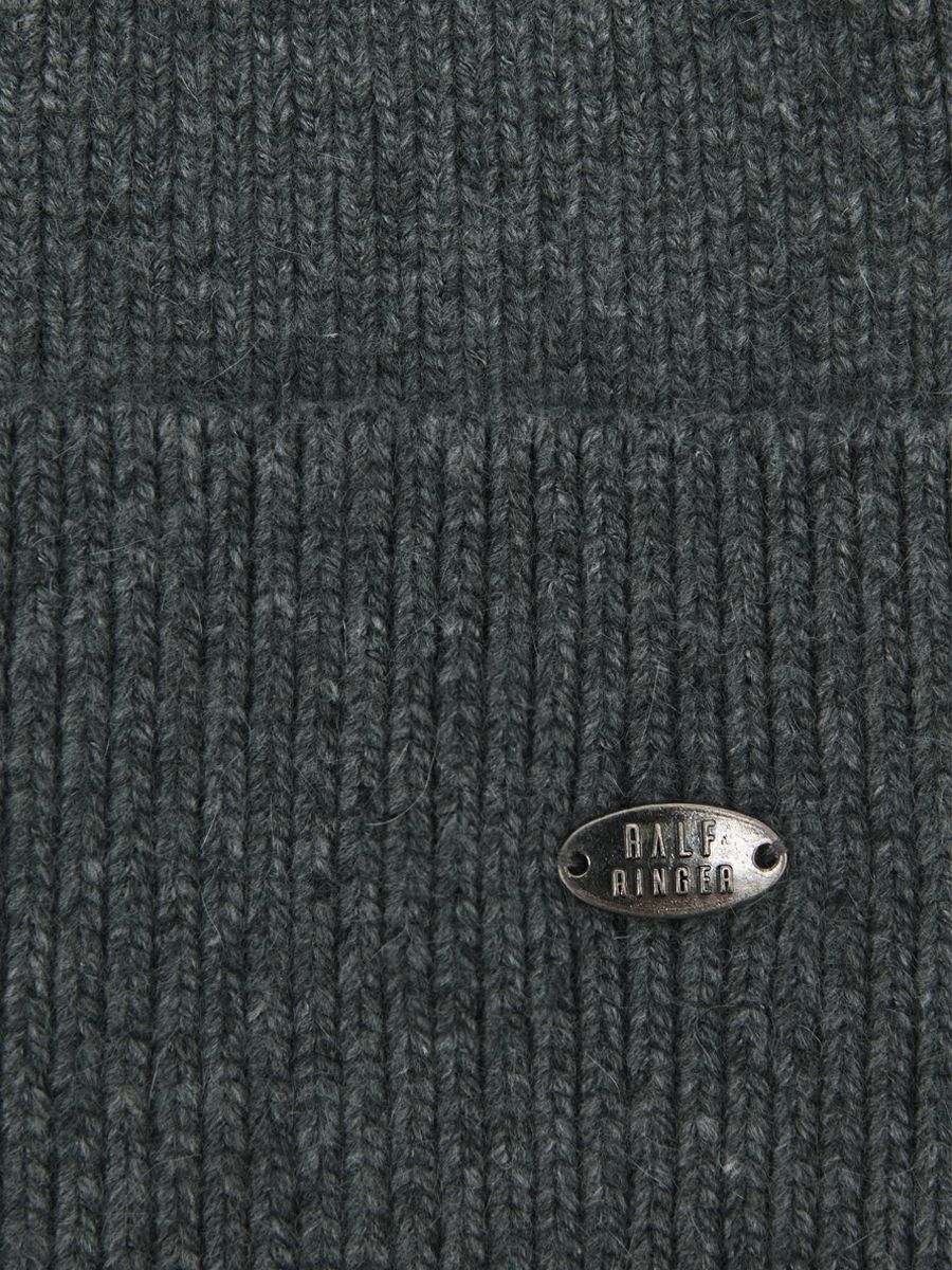 АУГЧ088100 Шапка женская Ralf Ringer 30% ангора,50%шерсть,20%нейлон,сер