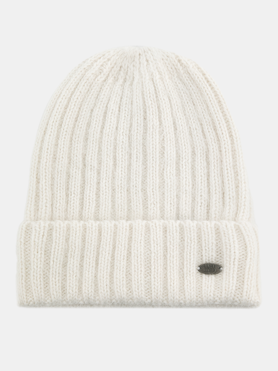 АУГЧ089200_Н Шапка женская Ralf Ringer 60% ангора,40%нейлон,белая