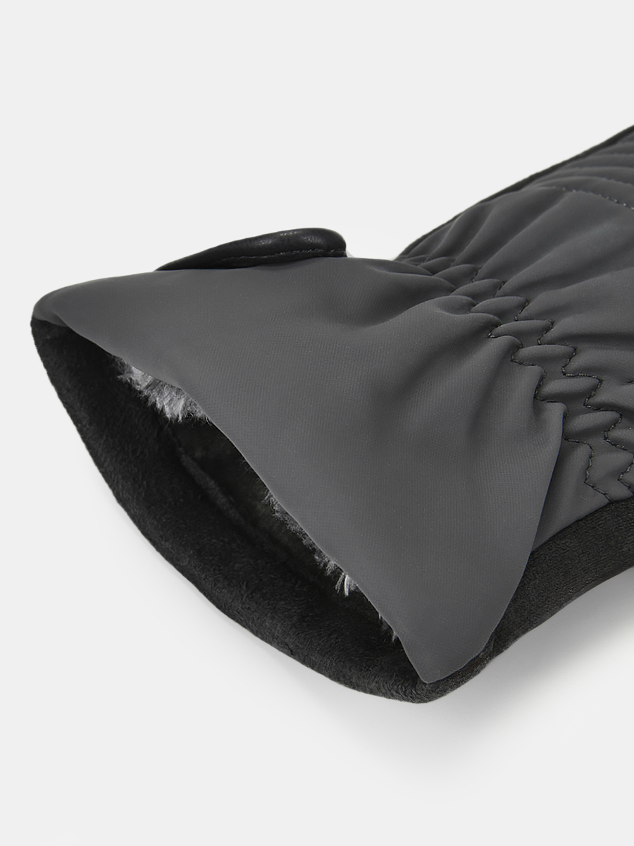 АУГП113000_Н Перчатки мужские Ralf Ringer, 100%полиэстер,один размер,сер