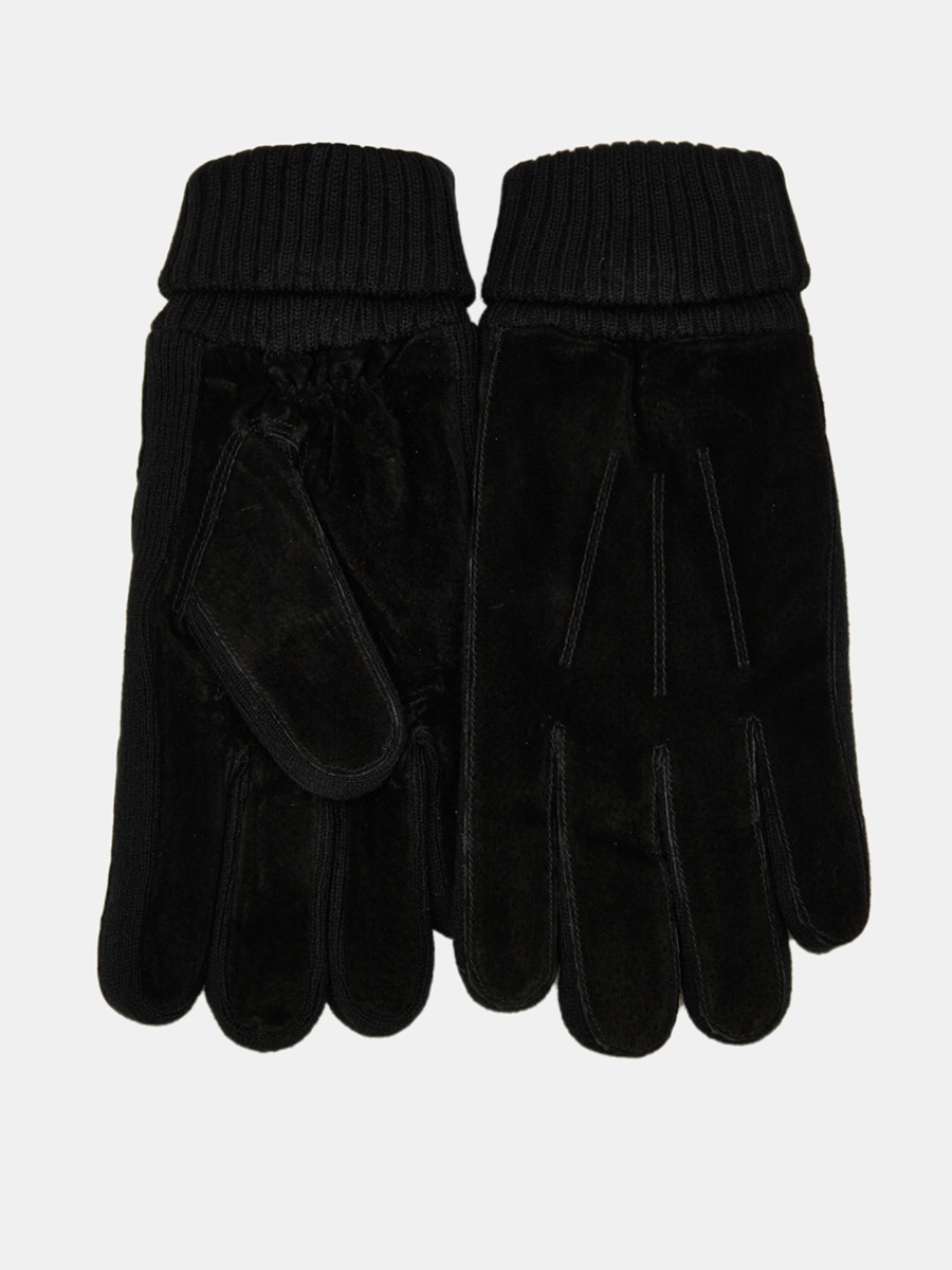 MKH-04.62-RF-mens-black-M Перчатки мужские текстиль р.M черные