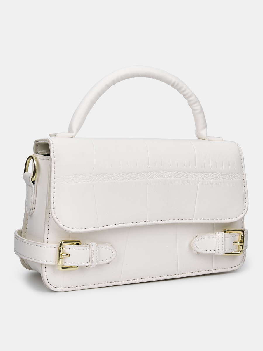 Сумка женская, молочная, 22*6*12