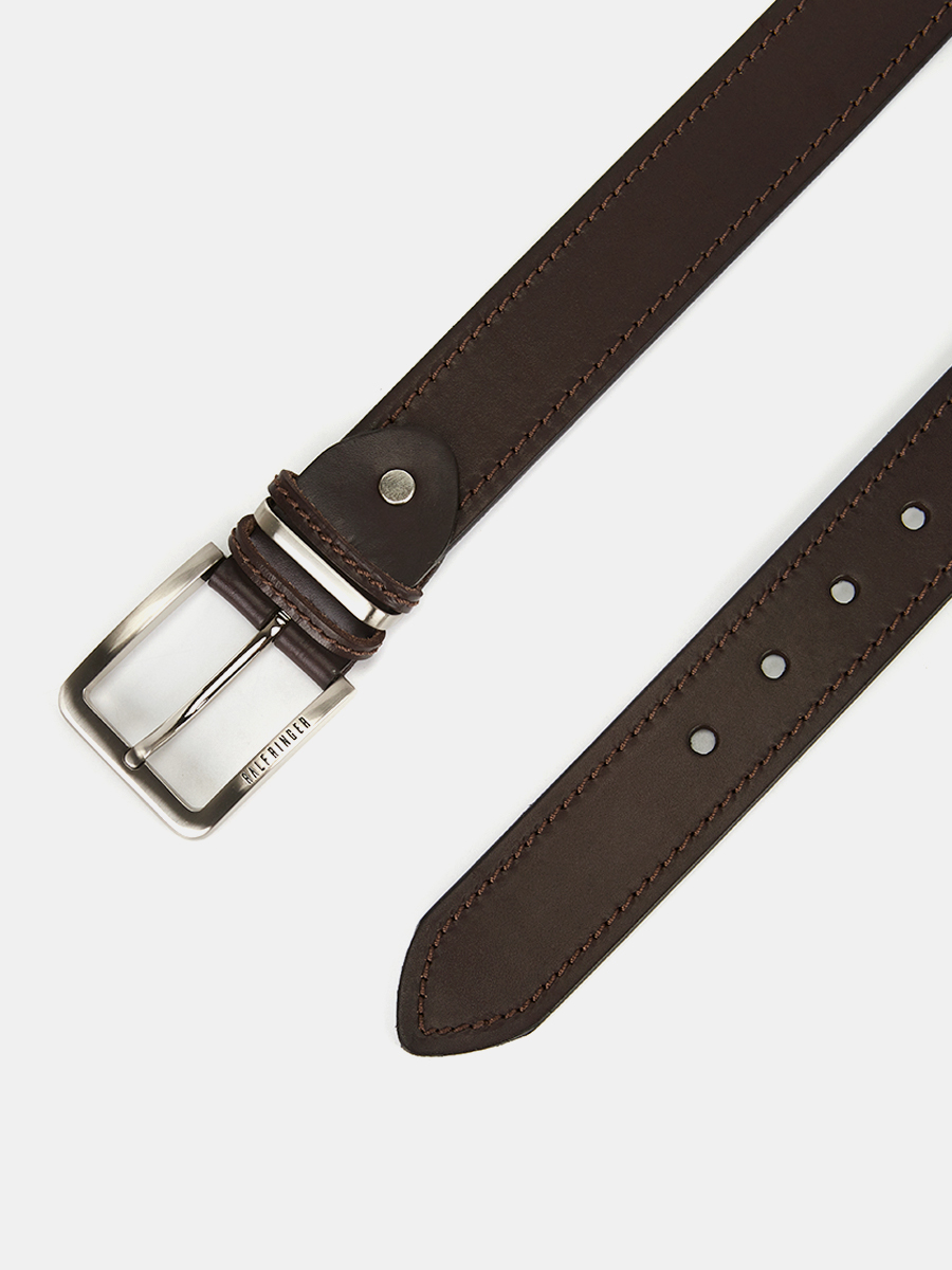 ALEKSIN05-P-02 Ремень мужской Ralf Ringer,нат ур.кожа,3,8*110-130см,т,коричн