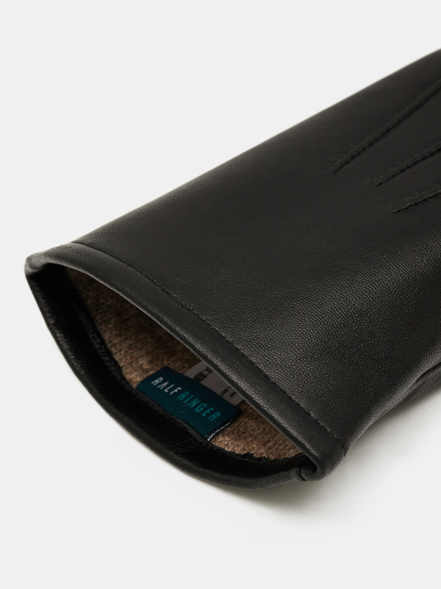 LB-6008-RF-black-8_Н Перчатки мужские 100%кожа  р.8 черные