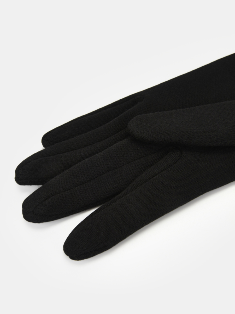 АУГП108900_Н Перчатки женские Ralf Ringer, текстиль,один размер,черные