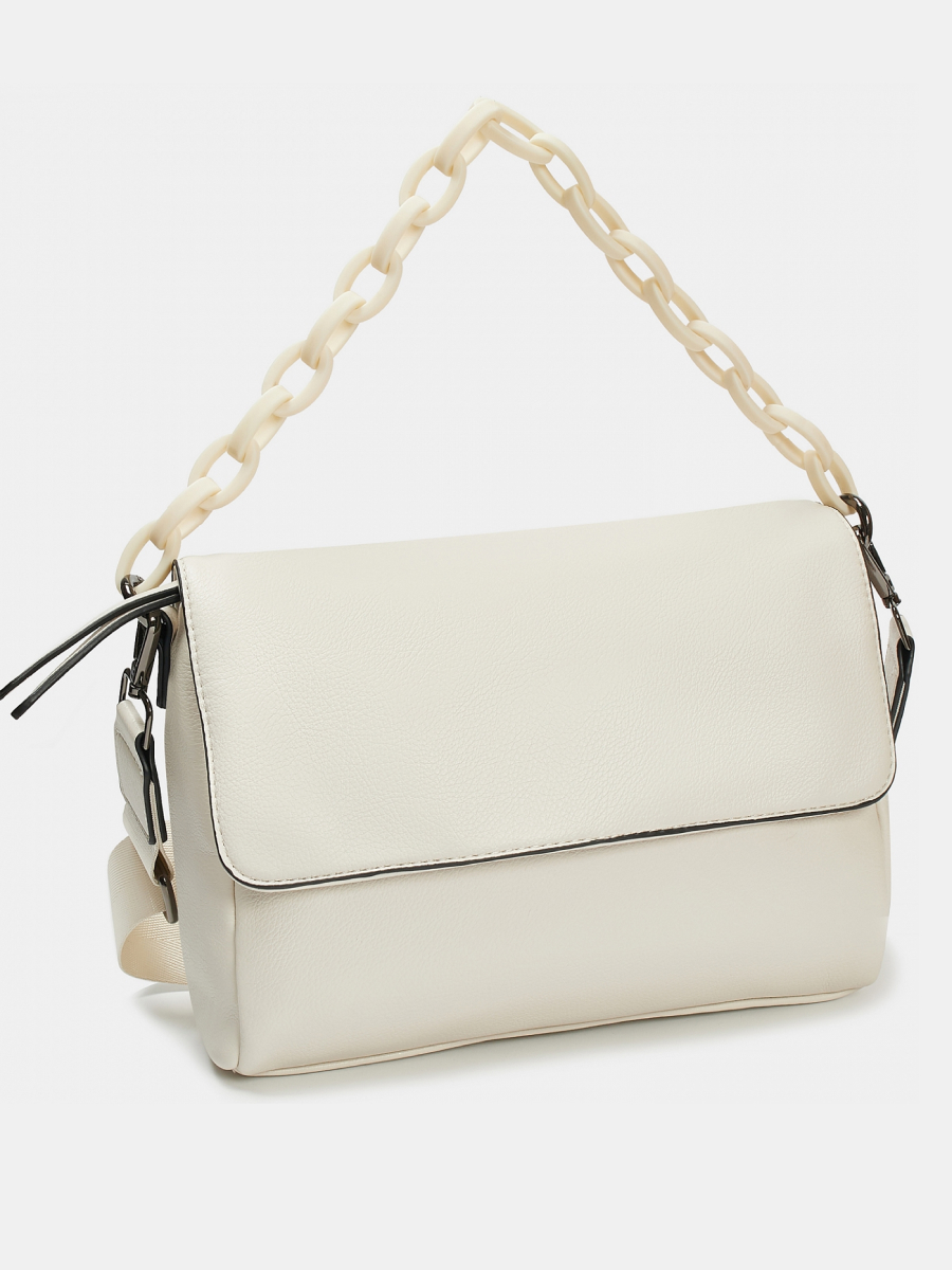 Сумка женская, бежевая, 28*23*7 