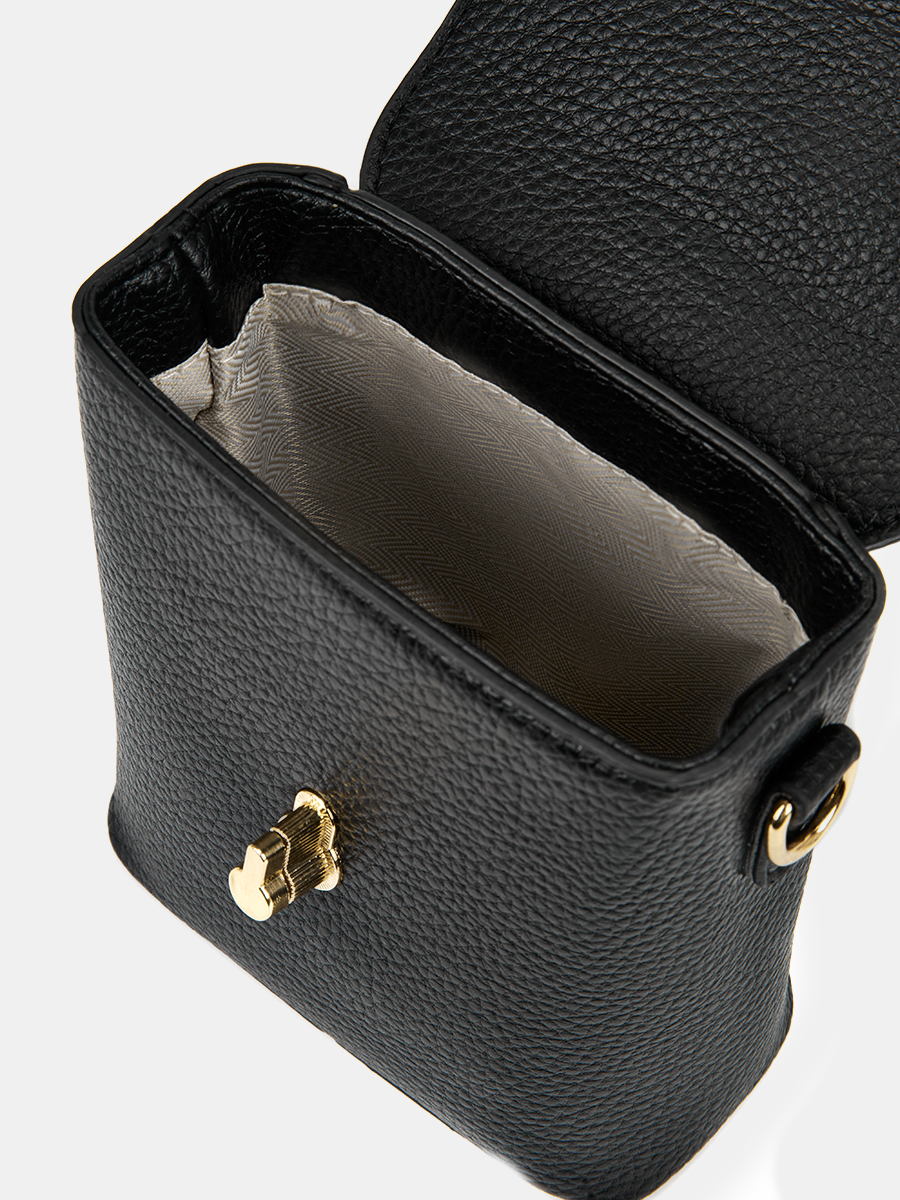 Сумка женская, черная, 17*13*7