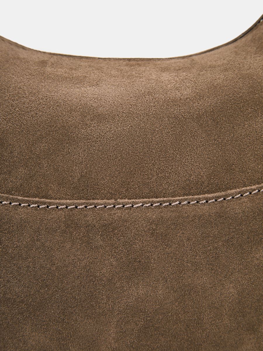 S.86/R.sd.SV.коричневый-RR Сумка женская,натуральный велю р 370*320*140 Серо-коричневая