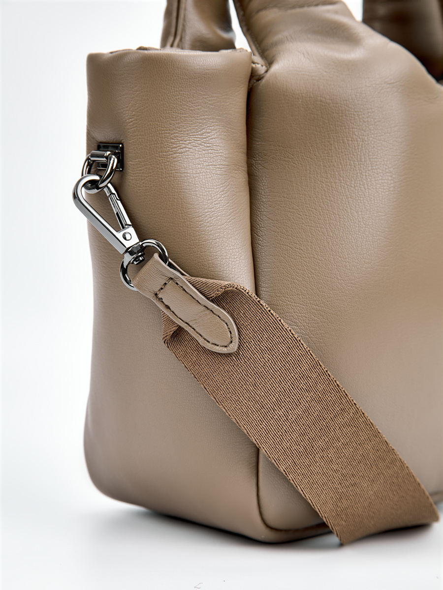 Сумка женская, бежевая, 18*8*16