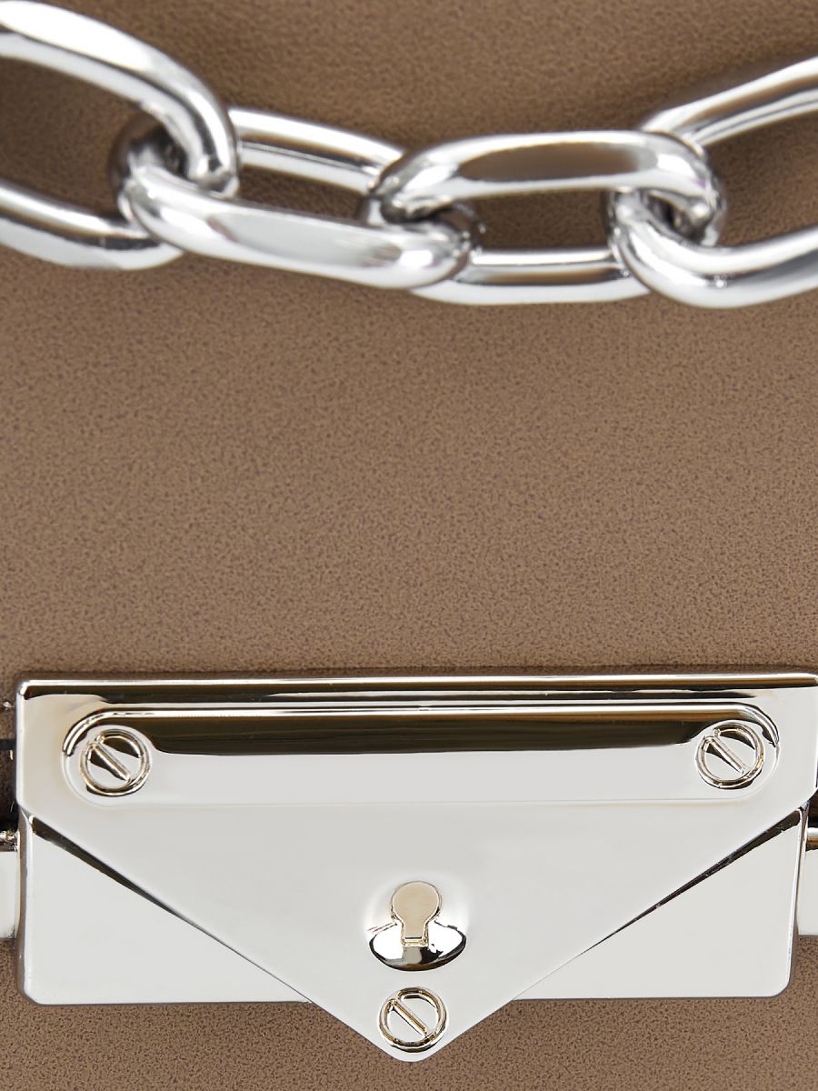 Сумка женская, темно-бежевая, 22*15*10 