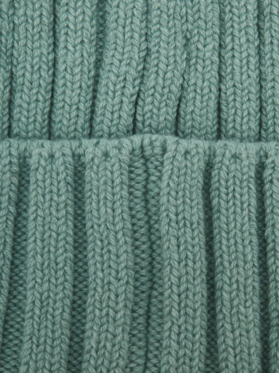 АУГЧ087600_Н Шапка женская Ralf Ringer 50% шерсть,50%акрил,зеленая