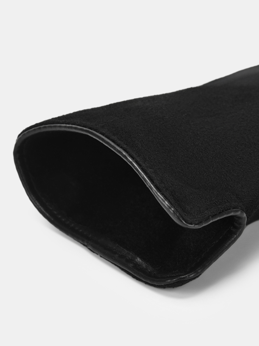 АУГП110900_Н Перчатки жен.Ralf Ringer,90%по лиэстер,10%эласт,1 размер,чер