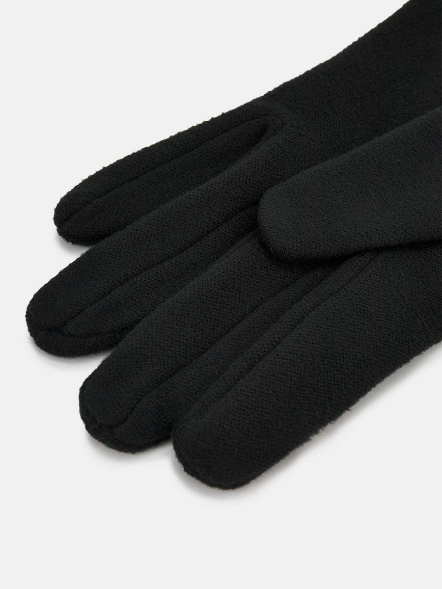 АУГП108400_Н Перчатки женские Ralf Ringer, текстиль,один размер,черные