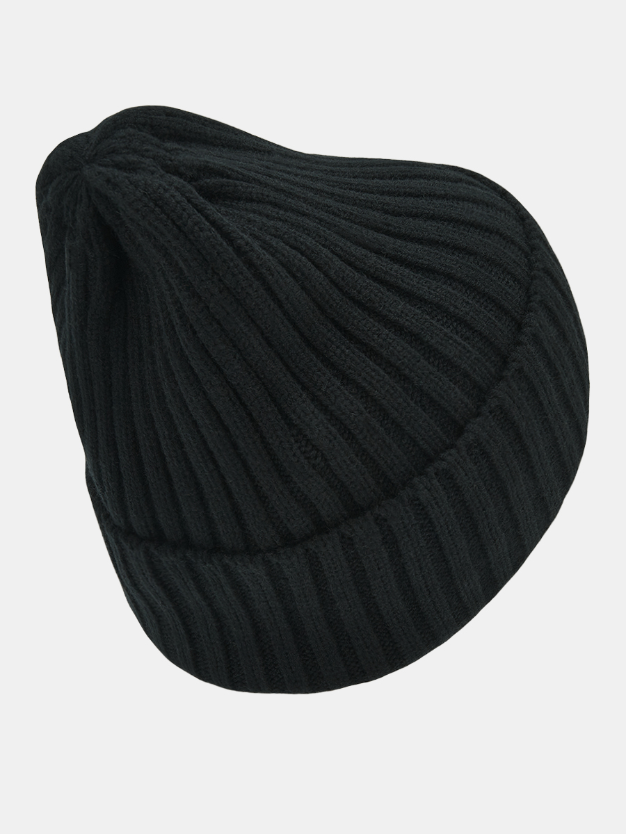 АУГЧ092300_Н Шапка женск.Ralf Ringer 50% шерсть,50%акрил,черная