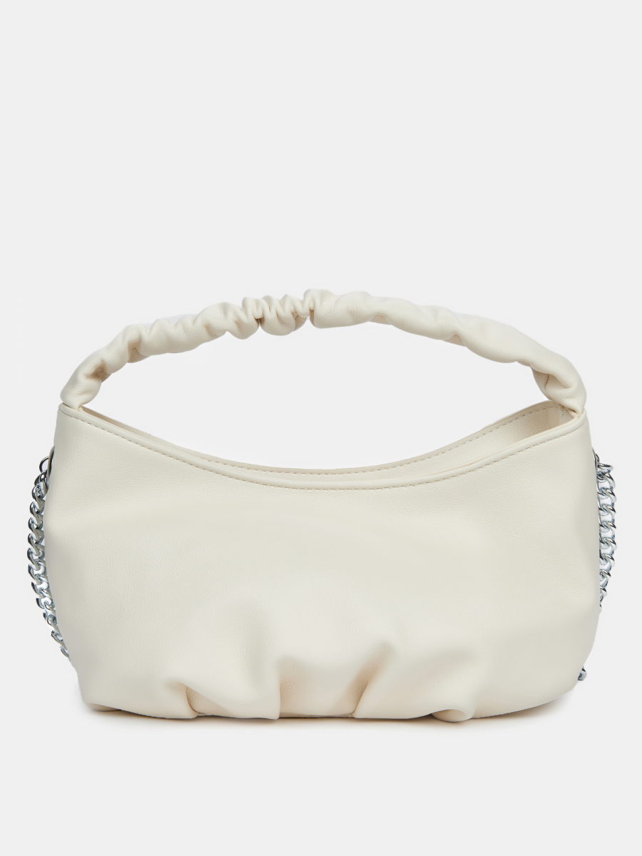  Сумка женская, белая, 7*20*14