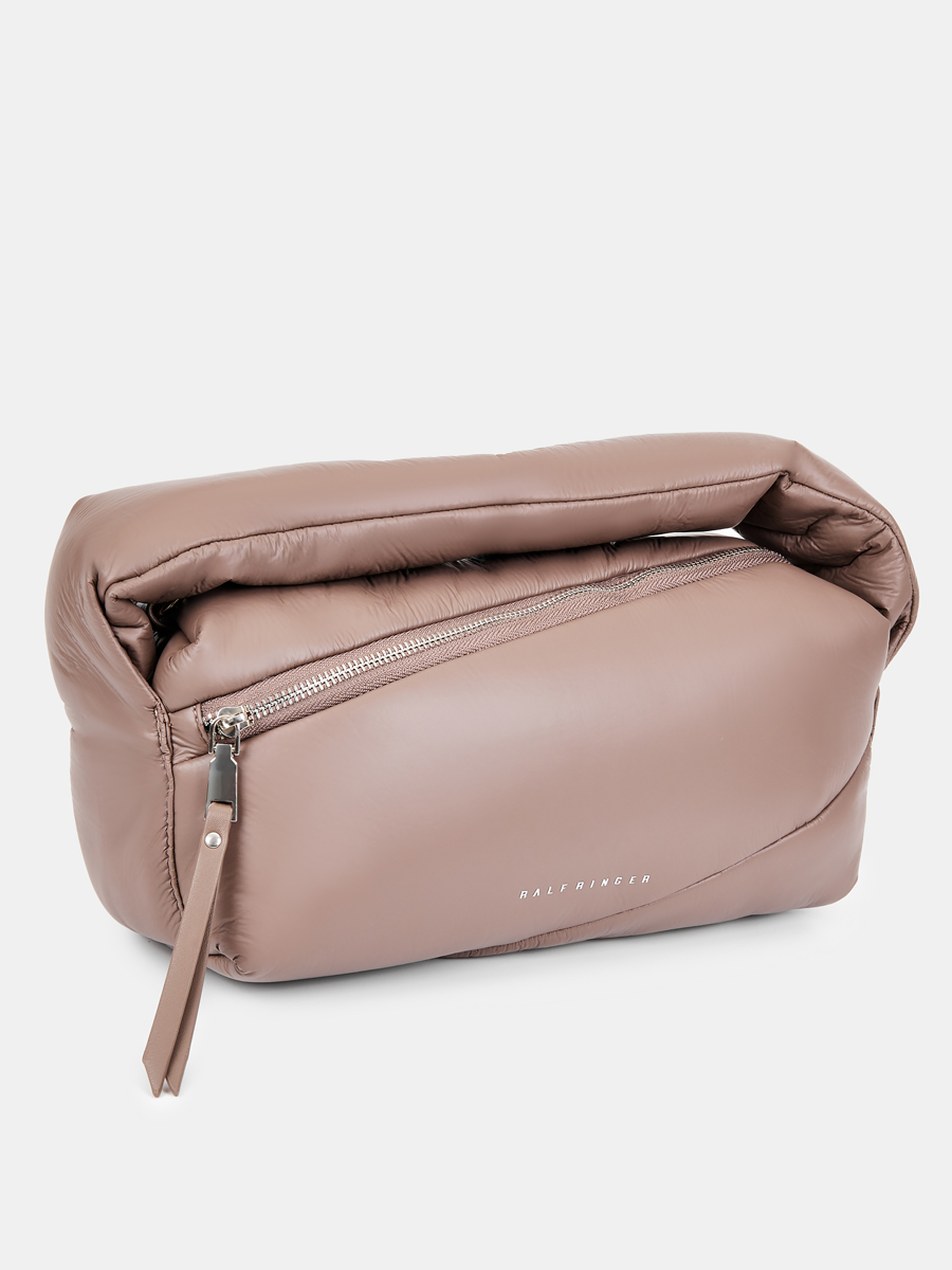  Сумка женская, коричневая ,12x30x8