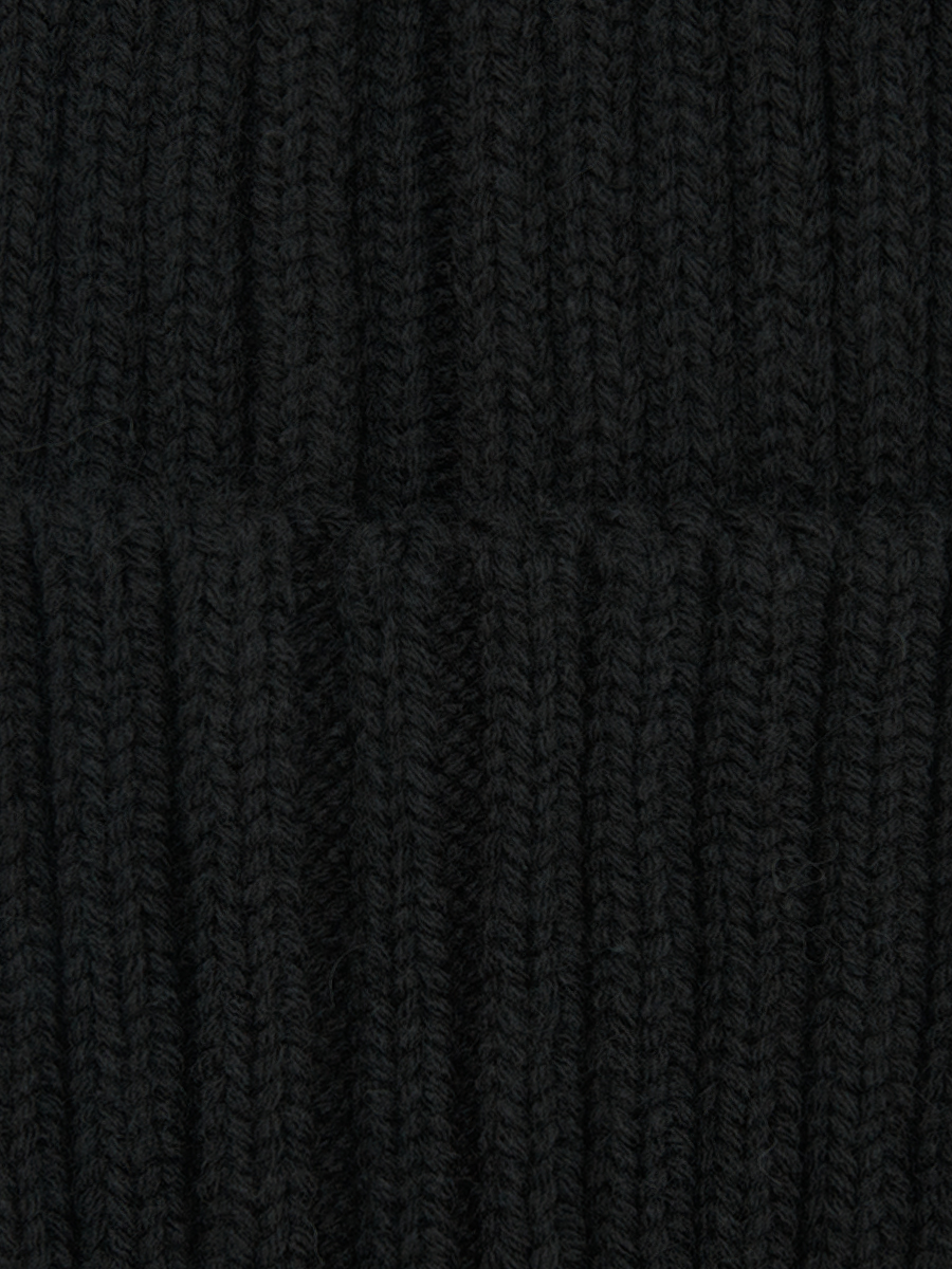 АУГЧ095000_Н Шапка мужская Ralf Ringer 50%шерсть,50%акрил,черная