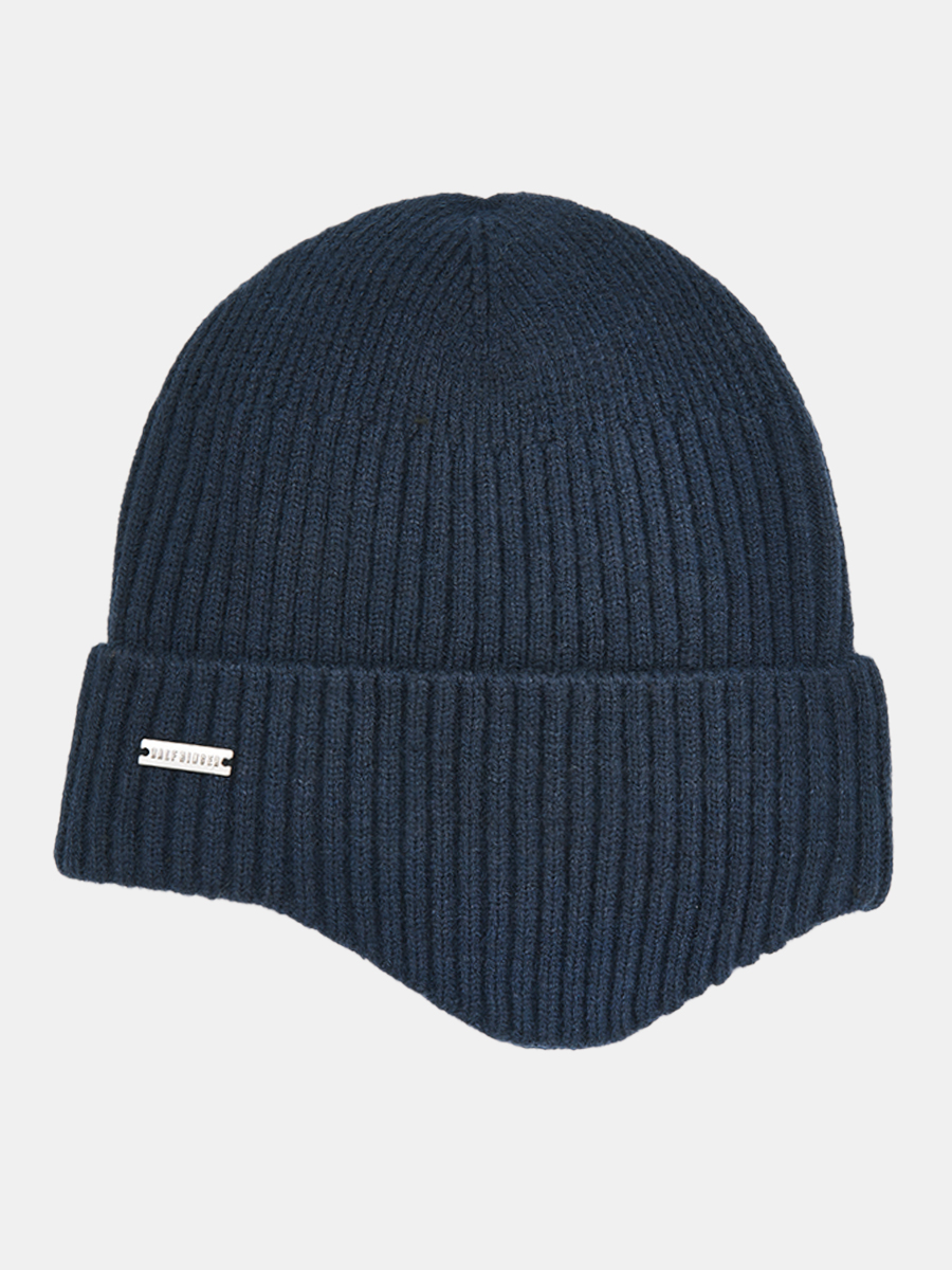 АУГЧ095700 Шапка мужск.Ralf Ringer50%виск оза,30%полиэстер,20%нейлон,син