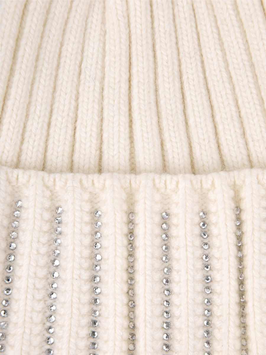 110322L-14314-11_Н Шапка женская Russian Look60%н ейл.30%виск.10%ангор.б/р белая