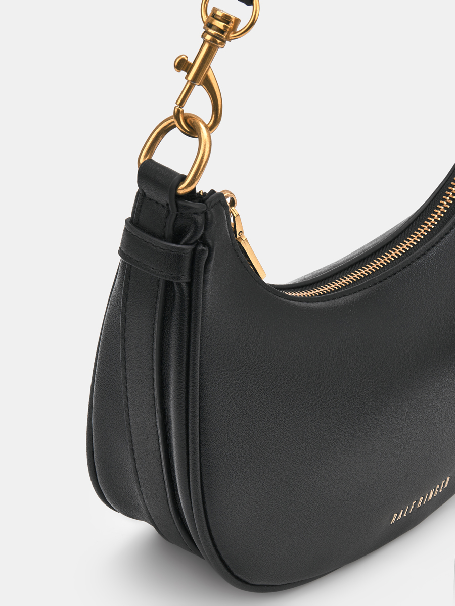 Сумка женская, черная, 25x7x13