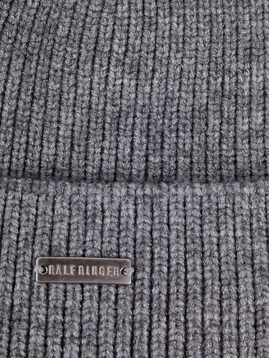 110423P-18322-08 Шапка мужская Ralf Ringer 43%в искоза,32%нейлон,25%пэ,серая