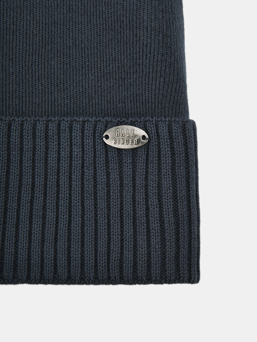 АУГЧ090700_Н Шапка мужская Ralf Ringer15%ка шемир,50%шерсть,35% вискоз,сер