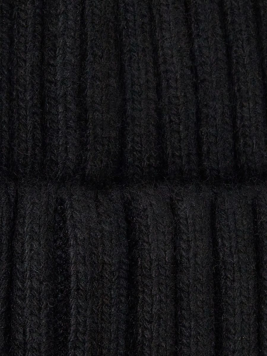 KENT03-P-01 Шапка мужская 60%нейл,30%виско за,10%кролик,б/разм,черная