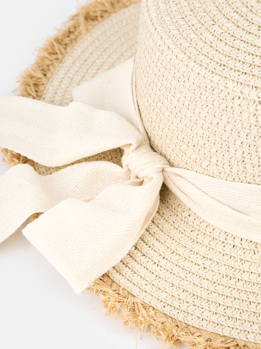 210313P-22030-12_Н Шляпа женская Ralf Ringer, 100%бумага,бежевая