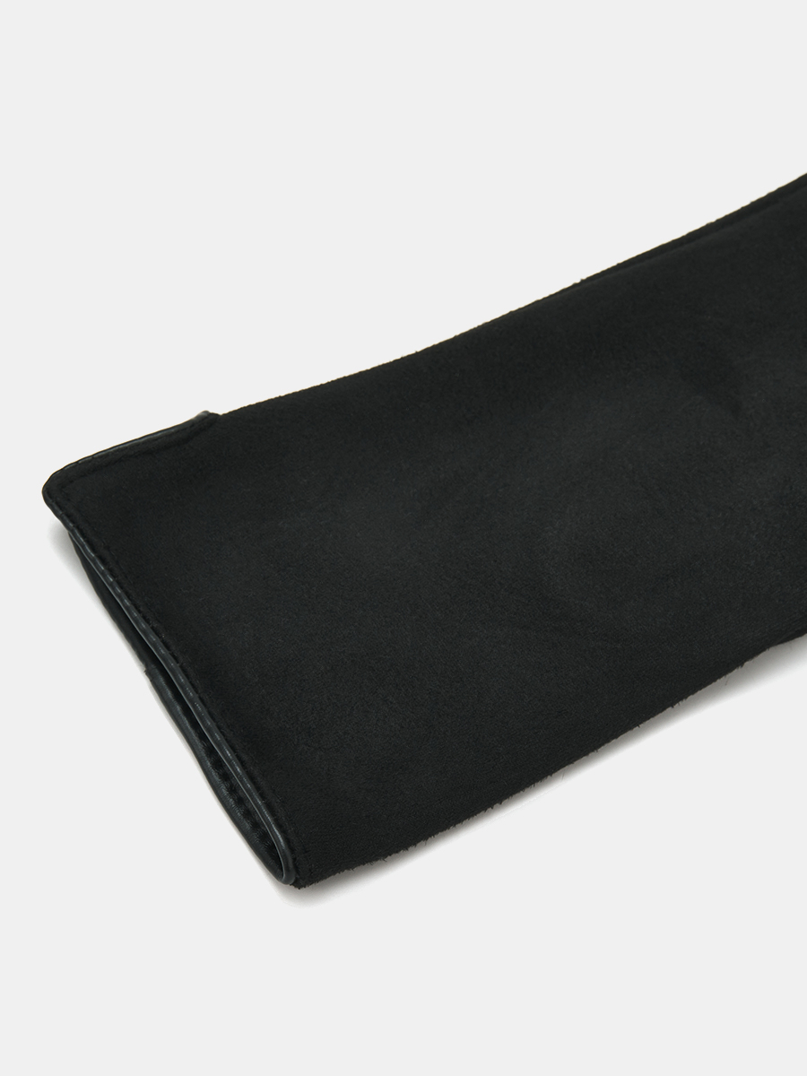 АУГП110900_Н Перчатки жен.Ralf Ringer,90%по лиэстер,10%эласт,1 размер,чер