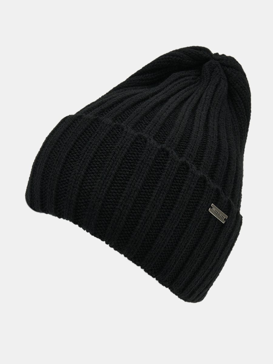 АУГЧ095000_Н Шапка мужская Ralf Ringer 50%шерсть,50%акрил,черная