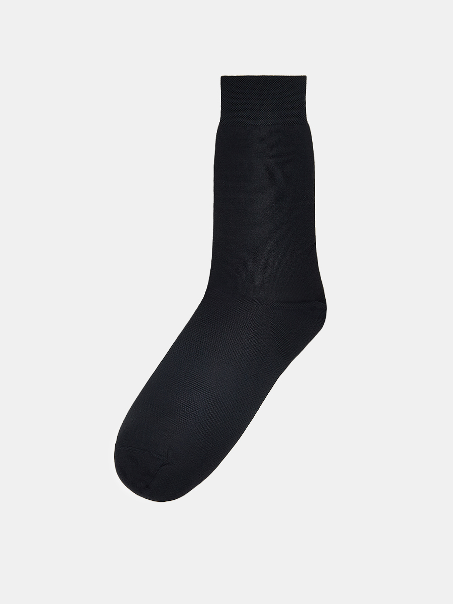 АУОН039700 Носки мужские 75% мерсеризов. хл.25% п/а .р.25 черные