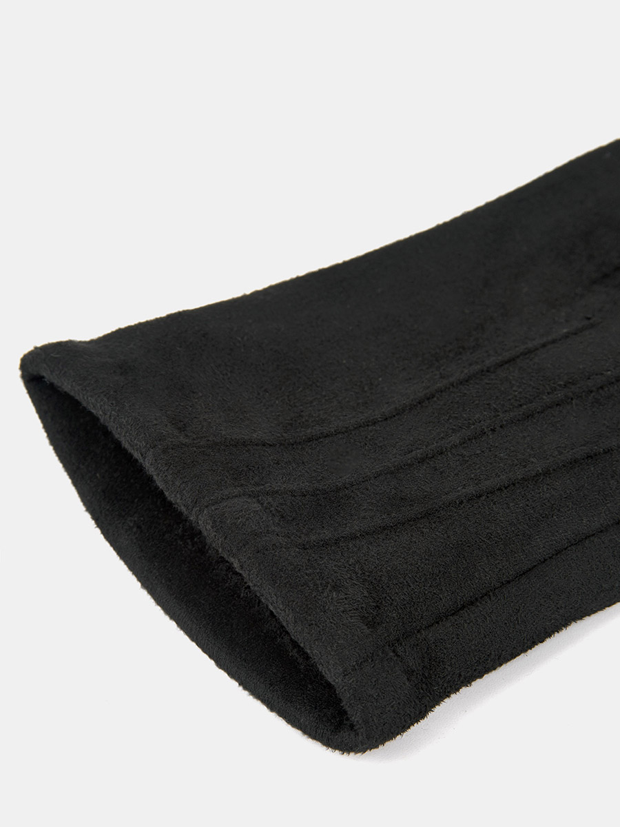 142322P-13784-01_Н Перчатки женск.Ralf Ringer, 100%полиэстер,б/р.черные